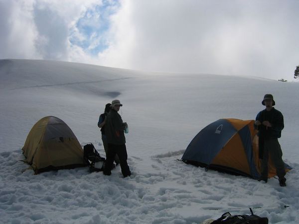 Assembled tents